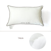 HKM-256467 Single Core Cotton Pillow for Neck Support, Soft and Breathable, 4-14cm Height