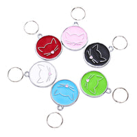 HKM-256531 Cartoon Pet Collar Pendant in Green, Blue, White, Black, Red, Light Pink - Alloy Jewelry for All Seasons