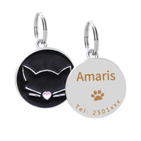 HKM-256531 Cartoon Pet Collar Pendant in Green, Blue, White, Black, Red, Light Pink - Alloy Jewelry for All Seasons