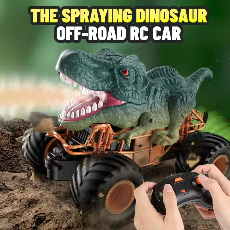 HKM-256915 Remote Control Dinosaur Car with Big Wheels for Offroad Adventure and Multiplayer Fun