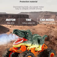 HKM-256915 Remote Control Dinosaur Car with Big Wheels for Offroad Adventure and Multiplayer Fun