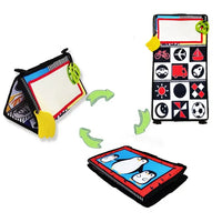 HKM-256979 Soft Montessori Fabric Mirror Crinkle Cloth Book for Babies 0-4 Years