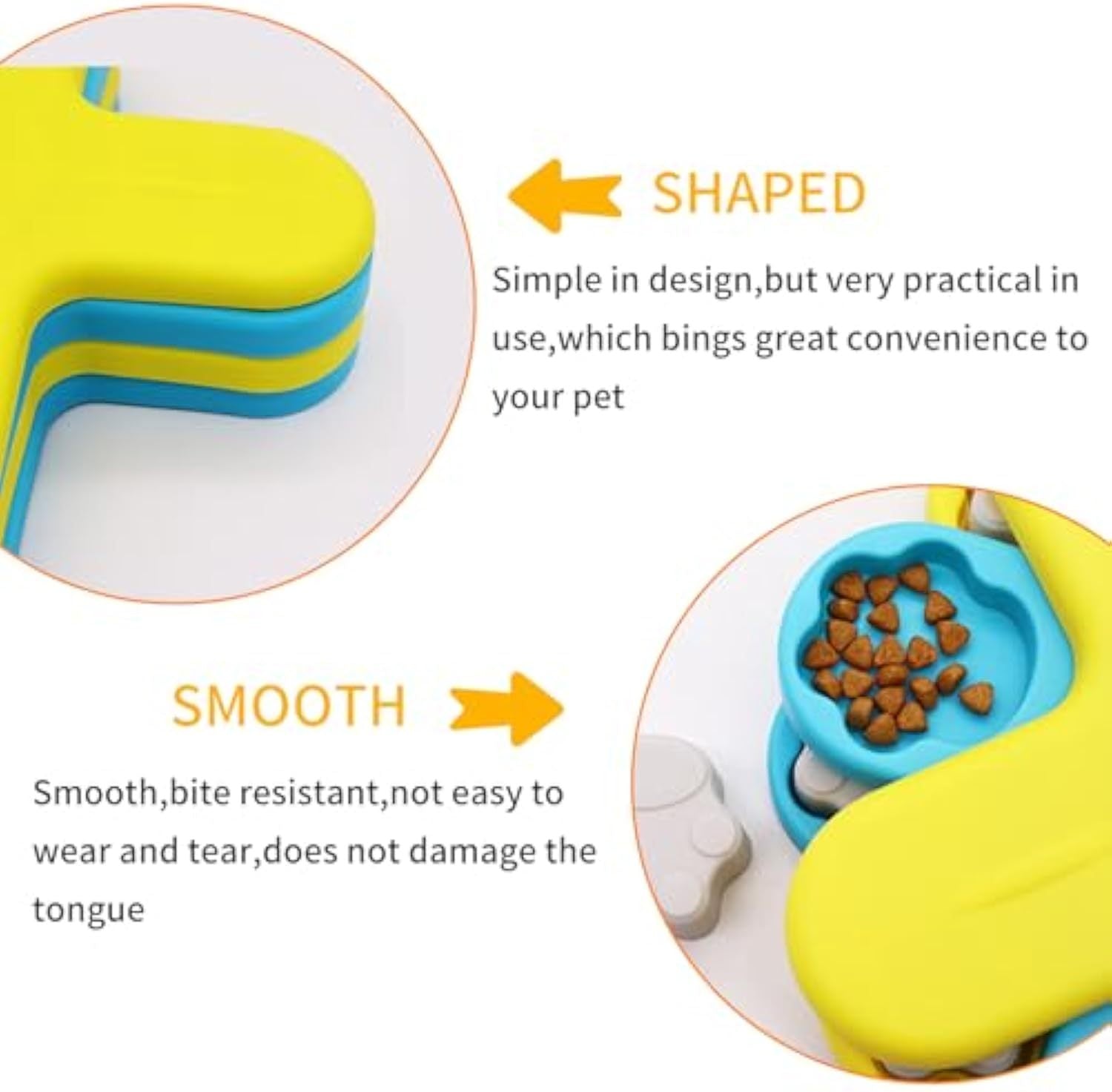 HKM-257171 Interactive Dog Puzzle Feeder Toy with Adjustable Slow Feeding, IQ Training, and Anti-Slip Design
