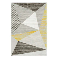 HKM-257171 Striped Polyester Fiber Rectangular Carpet for Living Room, Bedroom, and Cloakroom - Multiple Sizes Available