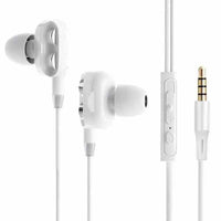 HKM-257235 Wired In-Ear Headphones with Dual Speaker Tuning Options