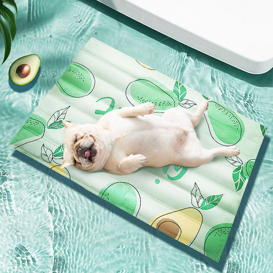 HKM-257299 Summer Washable Pet Mat for Dogs and Cats – Oxford Cloth with Non-Toxic Gel, Available in Fun Styles and Sizes