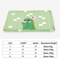 HKM-257299 Summer Washable Pet Mat for Dogs and Cats – Oxford Cloth with Non-Toxic Gel, Available in Fun Styles and Sizes