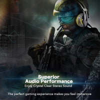 HKM-257555 Illuminated Gaming Headset with Omnidirectional Microphone and 3.5mm + USB Plug, 40mm Driver