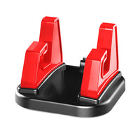 HKM-257555 Rotating Silicone Desktop Phone Holder for Cars - Universal Fit in Black, Red, and Gray