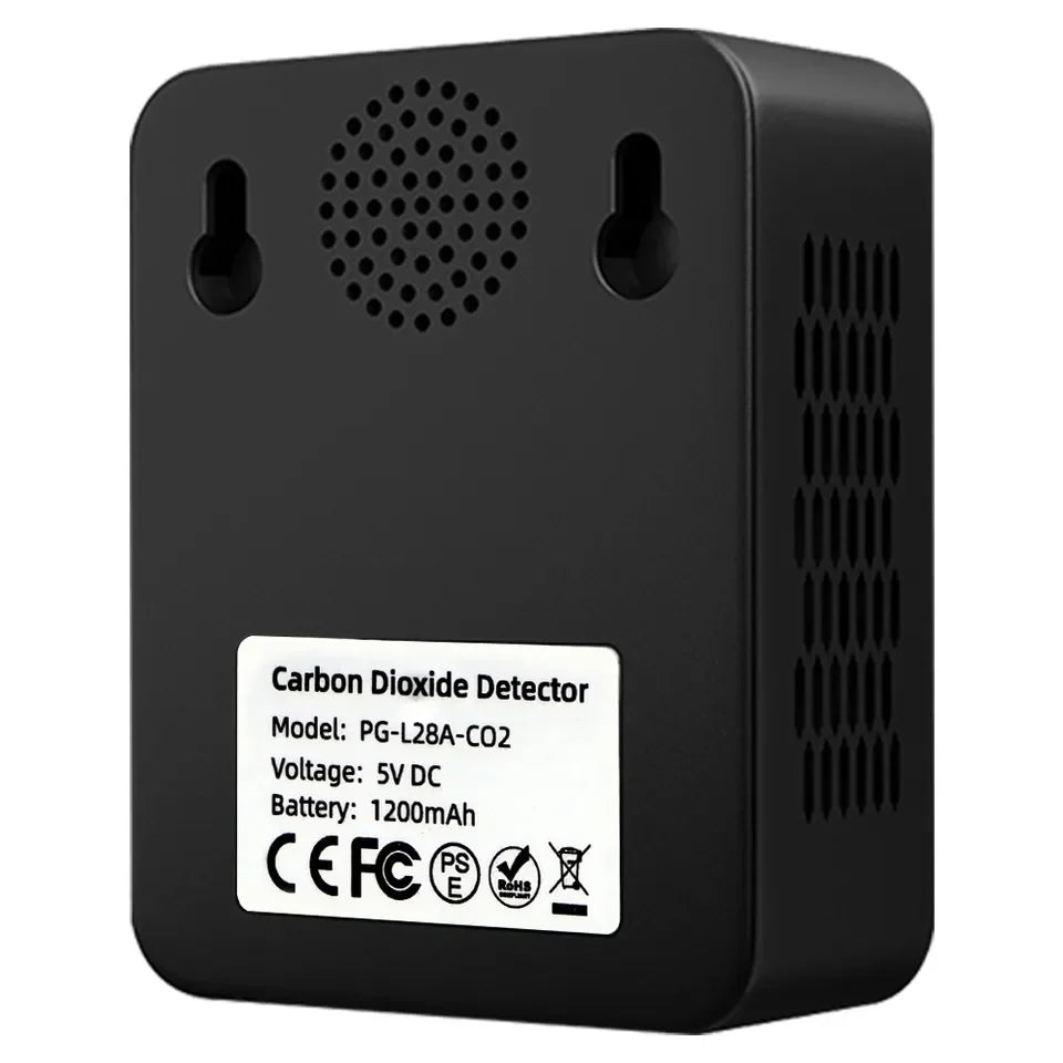 KTX-257683 Portable Digital Air Quality Monitor for Temperature, Humidity and CO2 Detection