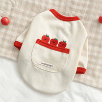 HKM-257747 Cozy Button Sweater for Dogs in Green, Yellow, and White - Multiple Sizes Available