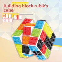 HKM-258067 DIY 3D Building Blocks 3x3 Magic Cube Educational Toy for Children and Adults