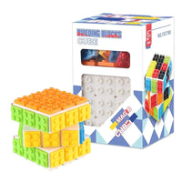 HKM-258067 DIY 3D Building Blocks 3x3 Magic Cube Educational Toy for Children and Adults