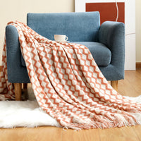 HKM-258067 Summer Air Conditioning Blanket - Soft, Modern Nap Blanket in Turmeric, Gray, Red, Bright Yellow, or Extreme Gray