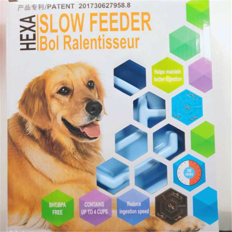 HKM-258259 Pet Slow Food Bowl For Dogs To Prevent Choking