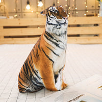 HKM-258451 Animal Plush Doll Collection - Grey Cat, Red Cat, Black Cat, Pink Cat, Standing & Lying Tigers (50cm, 70cm)