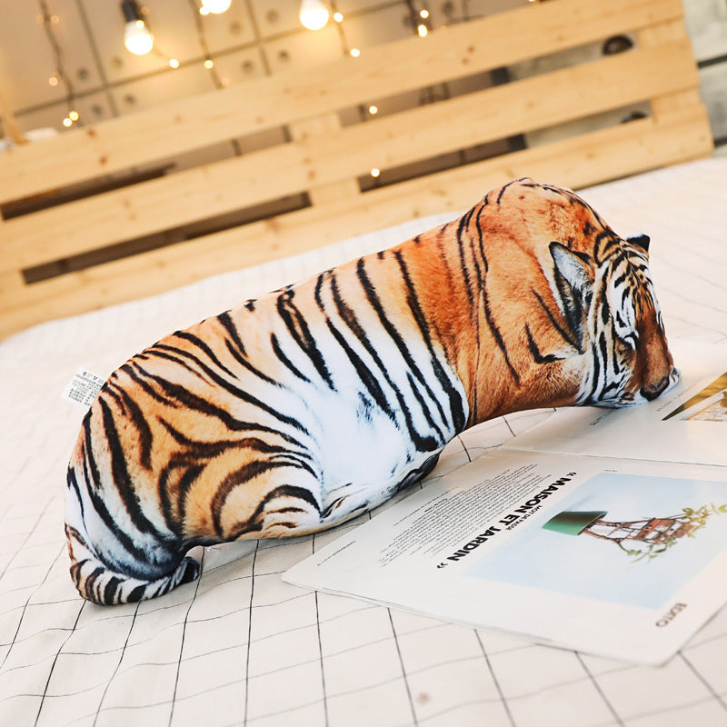 HKM-258451 Animal Plush Doll Collection - Grey Cat, Red Cat, Black Cat, Pink Cat, Standing & Lying Tigers (50cm, 70cm)
