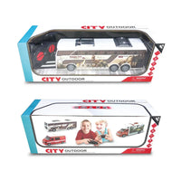 HKM-258451 Remote Control Bus Toy for Kids - 4CH RC Vehicle, Plastic Construction, Great for Ages 5 to 13