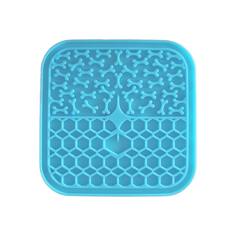 HKM-258515 Silicone Dog Licking Pad for Slow Feeding - Available in Multiple Colors