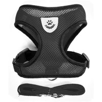 HKM-258835 Dog Mesh Chest Harness with Traction Rope for Comfortable Control