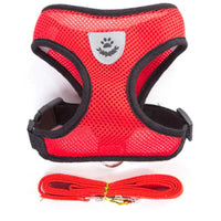 HKM-258835 Dog Mesh Chest Harness with Traction Rope for Comfortable Control