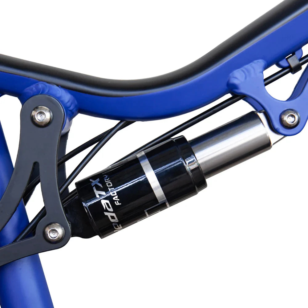 KTX-258963 29-Inch Full Suspension Electric Mountain Bike with Hydraulic Disc Brakes and 27-Speed Gear System