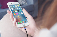 HKM-259027 Nylon Magnetic Data Cable for Apple and Android Devices - 3-in-1, 1m & 2m Lengths, Multiple Connectors Available