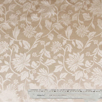 HKM-259475 Beige Lotus Woven Fabric - 100D*75D Polyester for Home Decor & Crafts, 150cm Width, 115g/㎡