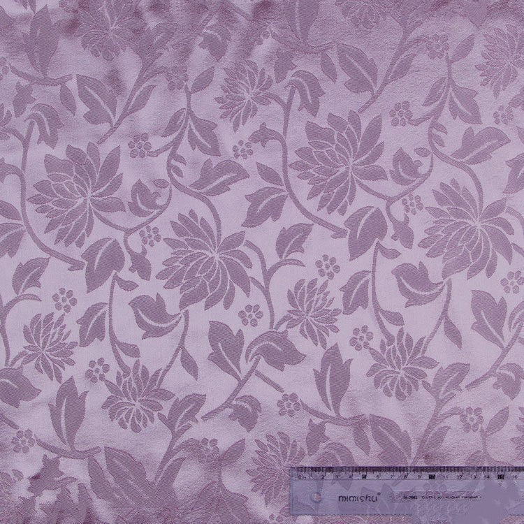 HKM-259475 Beige Lotus Woven Fabric - 100D*75D Polyester for Home Decor & Crafts, 150cm Width, 115g/㎡