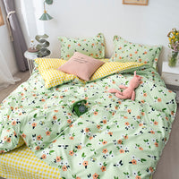 HKM-259475 Elegant Four-Piece Bedding Set with Duvet Covers and Bed Sheets in Multiple Sizes