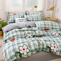 HKM-259475 Elegant Four-Piece Bedding Set with Duvet Covers and Bed Sheets in Multiple Sizes
