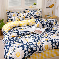 HKM-259475 Elegant Four-Piece Bedding Set with Duvet Covers and Bed Sheets in Multiple Sizes