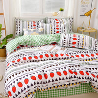 HKM-259475 Elegant Four-Piece Bedding Set with Duvet Covers and Bed Sheets in Multiple Sizes