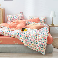 HKM-259475 Elegant Four-Piece Bedding Set with Duvet Covers and Bed Sheets in Multiple Sizes