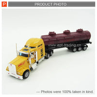 HKM-259603 Miniature Metal Diecast Container Truck for Kids Age 2-4, 9.8 x 30 x 7 CM