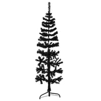 HKM-259603 Slim Artificial Half Christmas Tree with Stand, 120 cm, Various Colors