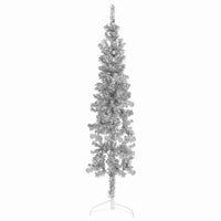 HKM-259603 Slim Artificial Half Christmas Tree with Stand, 120 cm, Various Colors