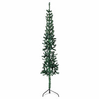 HKM-259603 Slim Artificial Half Christmas Tree with Stand, 120 cm, Various Colors