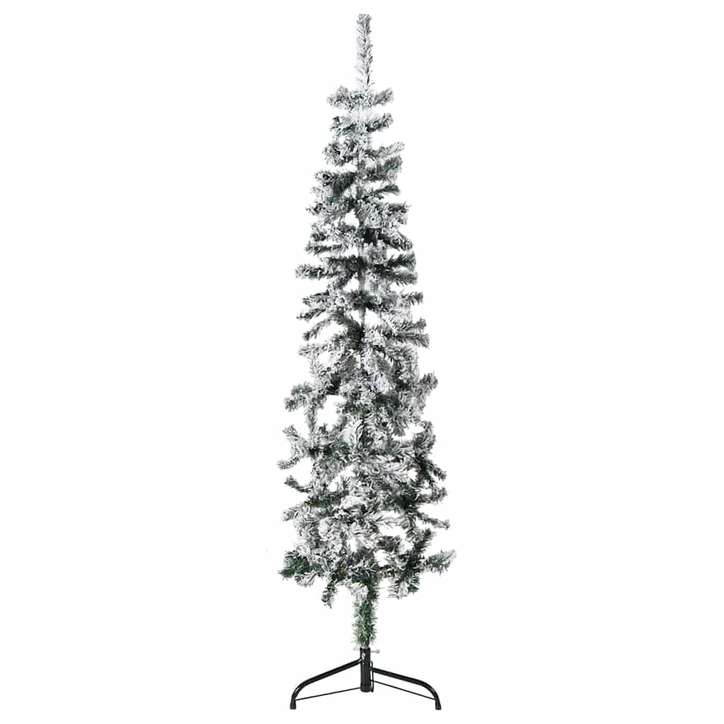 HKM-259603 Slim Artificial Half Christmas Tree with Stand, 120 cm, Various Colors