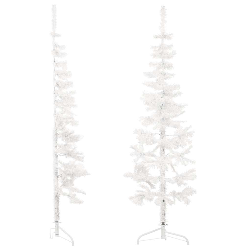 HKM-259603 Slim Artificial Half Christmas Tree with Stand, 120 cm, Various Colors