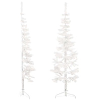 HKM-259603 Slim Artificial Half Christmas Tree with Stand, 120 cm, Various Colors
