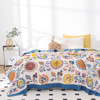 HKM-259795 Pure Cotton Gauze Towel Blanket - Available in Two Sizes: 150x200cm & 200x230cm