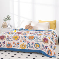 HKM-259795 Pure Cotton Gauze Towel Blanket - Available in Two Sizes: 150x200cm & 200x230cm