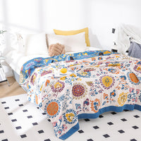 HKM-259795 Pure Cotton Gauze Towel Blanket - Available in Two Sizes: 150x200cm & 200x230cm