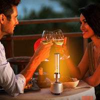 HKM-259859 Candlelight Bluetooth Speaker with Night Light and Immersive Sound Experience
