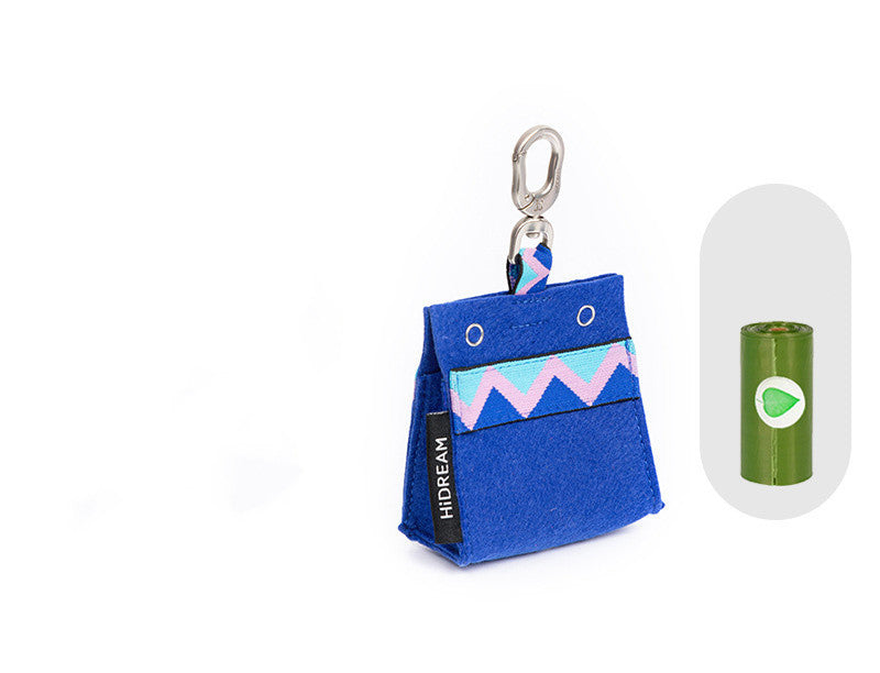 HKM-259987 Portable Biodegradable Dog Poop Bags with Picker - Eco-Friendly Felt Carrying Solution
