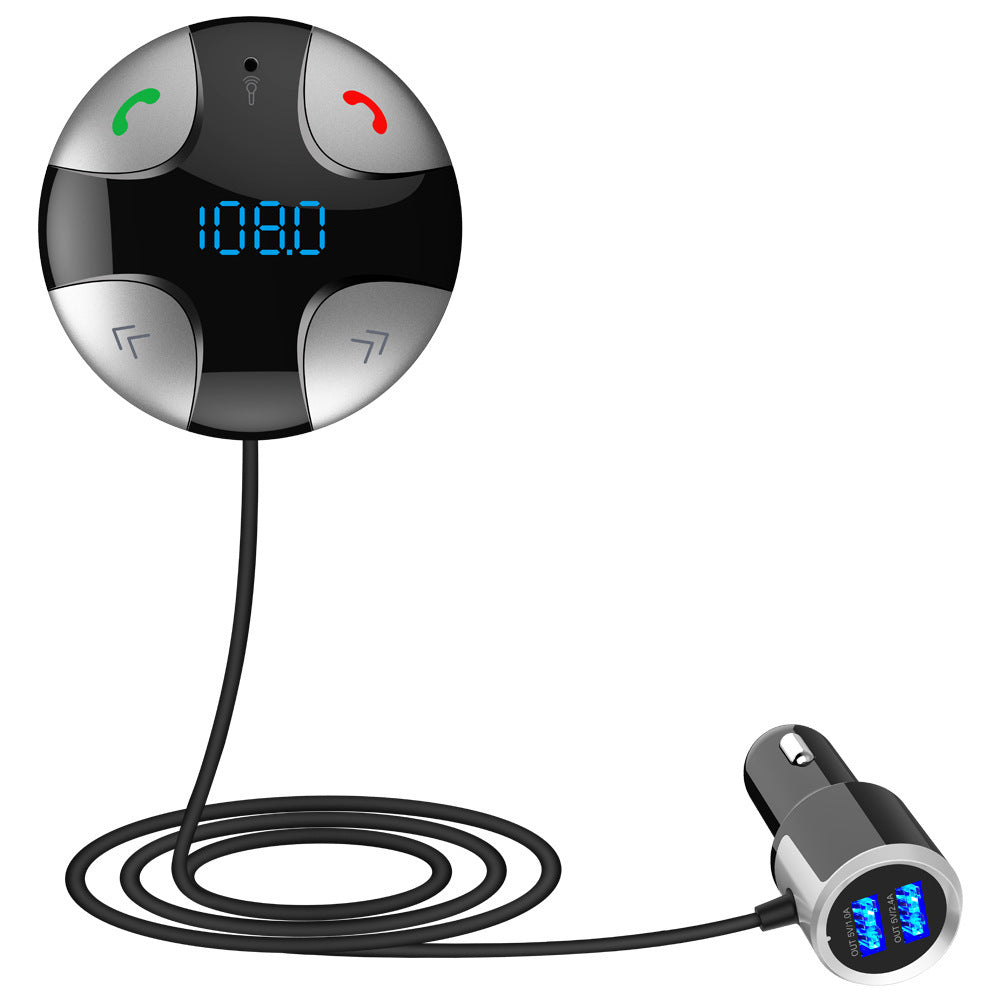 HKM-260179 Car MP3 Player with Monochrome Screen - Fits 12-24V Cigarette Lighter Socket, Compact Size