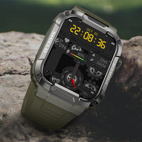 HKM-260307 HD 1.85-Inch Bluetooth Smart Watch with Waterproof Features and Health Monitoring Functions