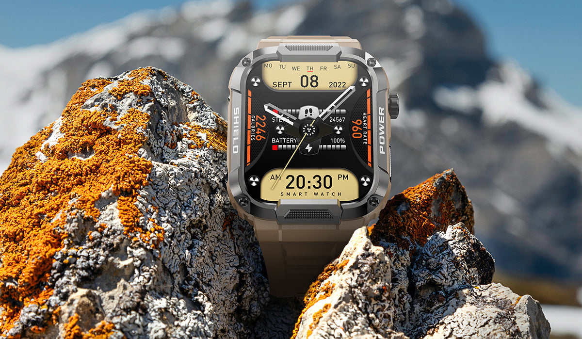 HKM-260307 HD 1.85-Inch Bluetooth Smart Watch with Waterproof Features and Health Monitoring Functions