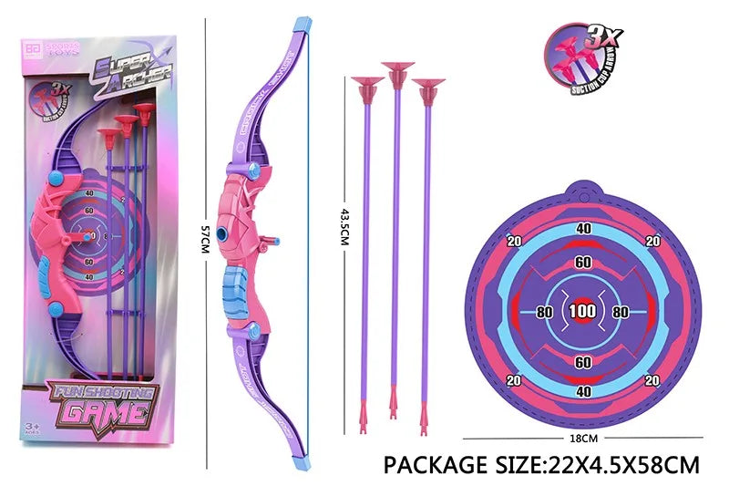 HKM-260435 Custom Indoor and Outdoor Bow and Arrow Set for All Ages
